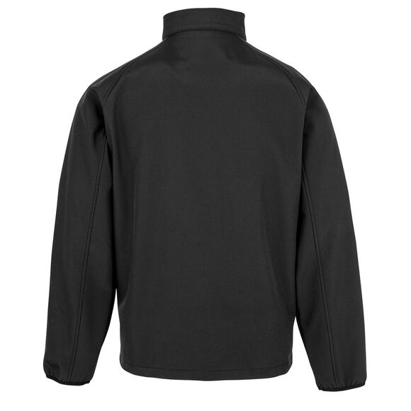 Result Genuine Recycled Mens Softshell Printable Jacket / Black - Picture 3 of 3